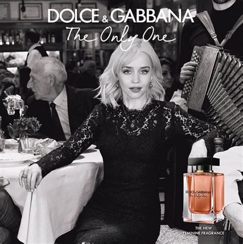 dolce gabbana perfume emilia clarke|the only one dolce and gabbana.